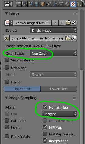 Blender import normal map